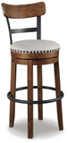 Bar Height Swivel Bar Stools, Color Collection, Kitchen Island Stool, Pub – Brown product view