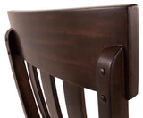 Set of 2 Haddigan Traditional Rustic Dining Chair Kitchen Side Chair Solid Frame Dark Brown – alternate view 4