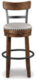 Bar Height Swivel Bar Stools, Color Collection, Kitchen Island Stool, Pub – Brown alternate view 3