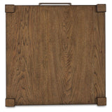 Relaxed Wood Square End Table, with Storage Drawer, Light Brown Finish, for Living Room – alternate view 8