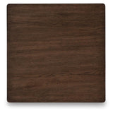 Modern Oak Square End Table, Warm Brown Finish, for Living Room – alternate view 5