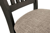 Set of 2 Tyler Creek Industrial Farmhouse Dining Chair Kitchen Side Chair Solid Frame Black – alternate view 4