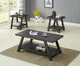 GTU Amazon B07L6NY2B4 MAIN • GTUS-3371 — GTU Furniture 3Pc Modern Gray Cocktail Living Room Coffee & End Table Set — Default Title