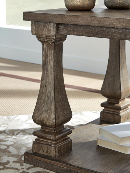 Casual Elm Rectangular End Table – Gray – alternate view 7