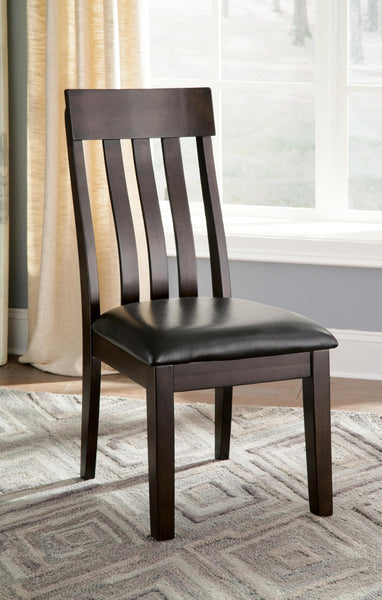 GTU Furniture Set of 2 Haddigan Traditional Rustic Dining Chair Kitchen Side Chair Solid Frame Dark Brown