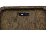 Sleek Engineered Wood Rectangular Accent Table, with Storage Drawers, Brown Finish, for Living Room – alternate view 7