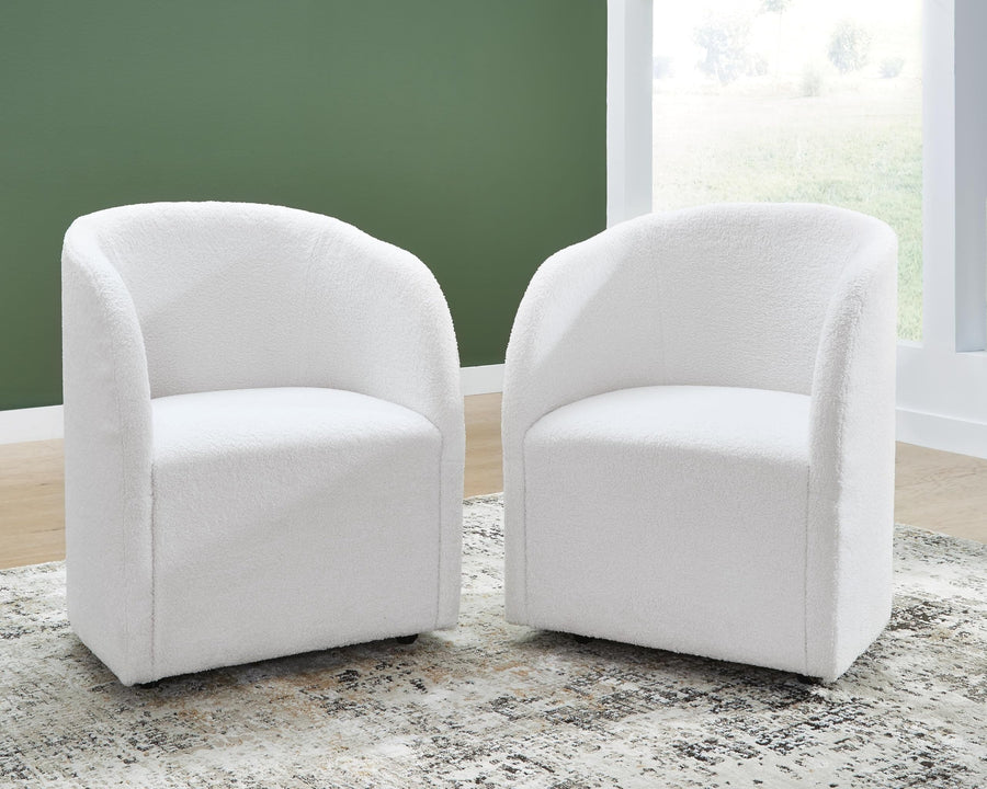 GTU Furniture Set of 2 Rowanbeck Art Deco Contemporary Dining Chair Kitchen Side Chair Solid Frame Black – GTU-D821-02A