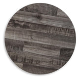 Set of 2 Casual Ash Wood Square Accent Table, Black / Gray Finish, for Living Room – alternate view 7