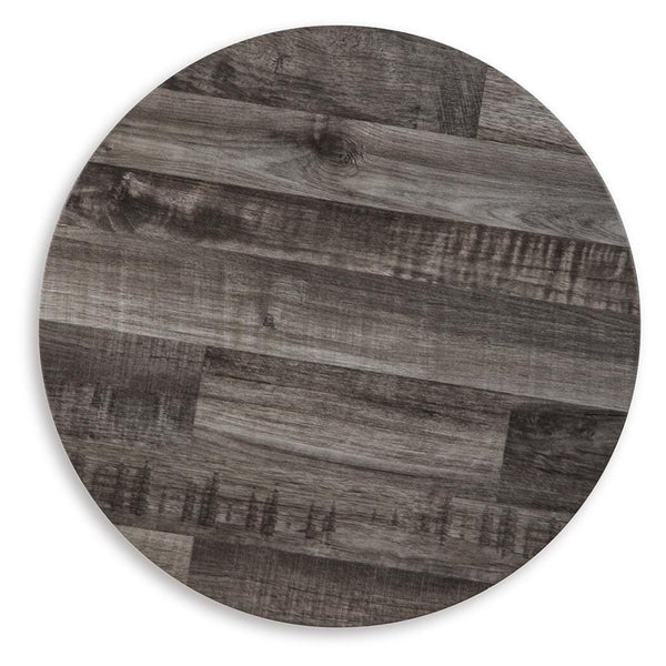 Set of 2 Casual Ash Wood Square Accent Table, Black / Gray Finish, for Living Room – alternate view 7