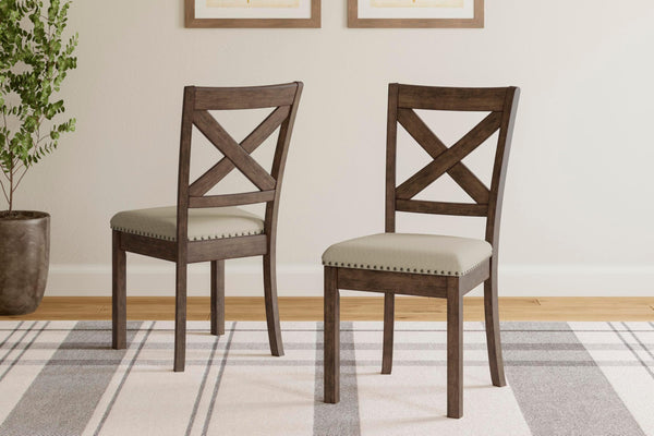Set of 2 Moriville Traditional Glam Dining Chair Kitchen Side Chair Solid Frame Gray – alternate view 3