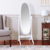 Crown Mark Cheval Mirror — White