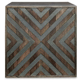 Relaxed Mango Wood Square End Table, Brown Finish, for Living Room – alternate view 5