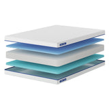 GTU Furniture 8-Inch Twin/Full Comfort Not Stated Kids Foam Mattress Collection — M11721 LAYERED ANGLE SW