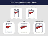 GTU Furniture 10/12-Inch Twin/Full/Queen/King/California King Medium Hybrid Mattress Collection — M202 Mattress Size