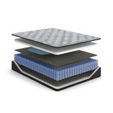 GTU Furniture 10-Inch Twin/Full/Queen/King Medium Gel Memory Foam Hybrid Mattress Collection — M50931 Exploded