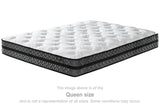 GTU Furniture Full 10-Inch Medium Pocketed Coil Hybrid Mattress, Foam Comfort and Coil Support — M58931 ANGLE ALT SW