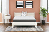 GTU Furniture Full 10-Inch Medium Pocketed Coil Hybrid Mattress, Foam Comfort and Coil Support — M58931 ASHCOMM