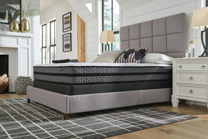 GTU Furniture Full 10-Inch Medium Pocketed Coil Hybrid Mattress, Foam Comfort and Coil Support — M58931 M80X32 MOOD H A