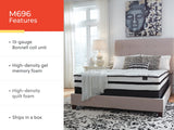 GTU Furniture 10/12-Inch Twin/Full/Queen/King/California King Medium/Ultra Plush Gel Memory Foam Hybrid Mattress Collection — M696 Mattress Feature Graphics