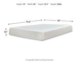GTU Furniture 10-Inch Twin/Full/Queen/King/California King Firm Memory Foam Mattress Collection