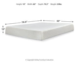 GTU Furniture 10-Inch Twin/Full/Queen/King/California King Firm Memory Foam Mattress Collection — M69931 10 Inch Chime Memory Foam DIM