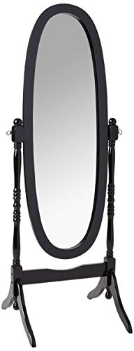GTU Furniture Crown Mark Cheval Mirror – Black