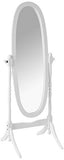 GTU Furniture Crown Mark Cheval Mirror – White product view