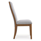 GTU Furniture Set of 2 Lyncott Mid-Century Modern Dining Chair Kitchen Side Chair Solid Frame Gray Brown – Color: Sage Green Brown – Amazon-verified alternate product view