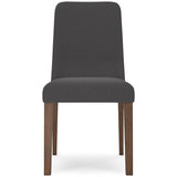 GTU Furniture Set of 2 Lyncott Mid-Century Modern Dining Chair Kitchen Side Chair Solid Frame Gray Brown – Color: Charcoal Brown – Amazon-verified alternate product view