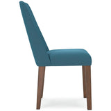 GTU Furniture Set of 2 Lyncott Mid-Century Modern Dining Chair Kitchen Side Chair Solid Frame Gray Brown – Color: Blue Brown – Amazon-verified alternate product view