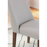 GTU Furniture Set of 2 Lyncott Mid-Century Modern Dining Chair Kitchen Side Chair Solid Frame Gray Brown – Color: Gray Brown – Amazon-verified alternate product view