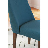 GTU Furniture Set of 2 Lyncott Mid-Century Modern Dining Chair Kitchen Side Chair Solid Frame Gray Brown – Color: Blue Brown – Amazon-verified alternate product view