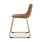 GTU Furniture Set of 2 Ciabori Mid-Century Modern Dining Chair Kitchen Side Chair Solid Frame Beige – Color: Beige – Amazon-verified alternate product view