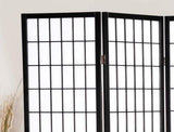 Japanese Style 4 Panels Wood Shoji Room Divider Screen Oriental for Home / Office – alternate view 4