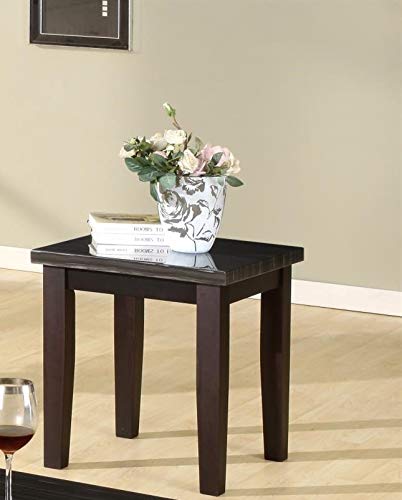 GTU Furniture black faux marble rectangular coffee and end table set