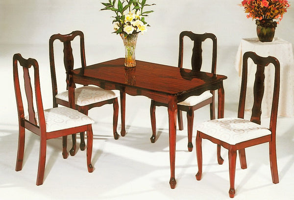 GTU Furniture cherry Queen Anne style side chairs