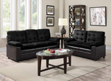 Microfiber Sofa & Loveseat Set – Chocolate alternate view 4