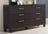 Contemporary Styling Espresso Twin / Full / Queen / King Bedroom Set – B050FDM2NC alternate view 3