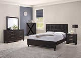 Contemporary Styling Espresso Twin / Full / Queen / King Bedroom Set – B050FDM2NC alternate view 10