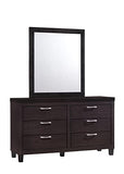 Contemporary Styling Espresso Twin / Full / Queen / King Bedroom Set – GTU-B050FDM2NC alternate view 3