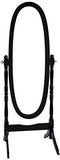 Swivel Adjustable Full-Length Oval Wood Cheval Floor Mirror, in / / / / / / / Finish – alternate view 8