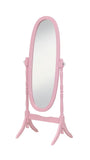 Swivel Adjustable Full-Length Oval Wood Cheval Floor Mirror, in / / / / / / / Finish – alternate view 15