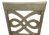 Set of 2 Wood Dining Chair, Armless Chair Accent Solid Wood Modern Style in Grey – alternate view 2