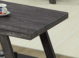 3Pc Modern Gray Cocktail Living Room Coffee & End Table Set – alternate view 2