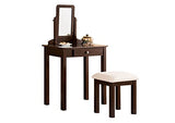 Transitional Vanity Set with Mirror Stool – alternate view 5