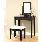 Transitional Vanity Set with Mirror Stool – alternate view 9
