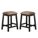 3 / 5PC Wood Counter Height Bar / Dining Set with Backless Barstools – alternate view 4