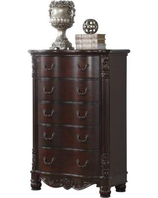 GTU Furniture Traditional Style Rich Cherry Queen/King Bedroom Set