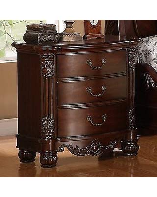 GTU Furniture Traditional Style Rich Cherry Queen/King Bedroom Set