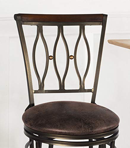 GTU Furniture Banco Marsol Bronce Kupfer Matte Palance Sable Swivel Bar Stool